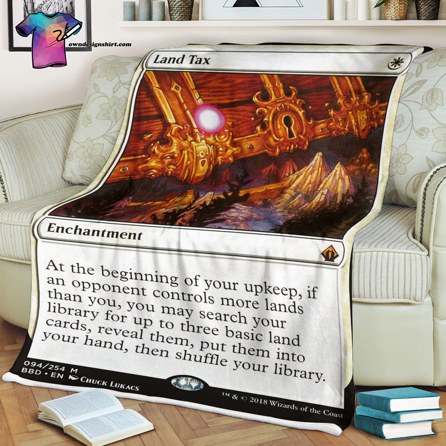 Land Tax Game Magic The Gathering Blanket Land Tax Game Magic The Gathering Blanket