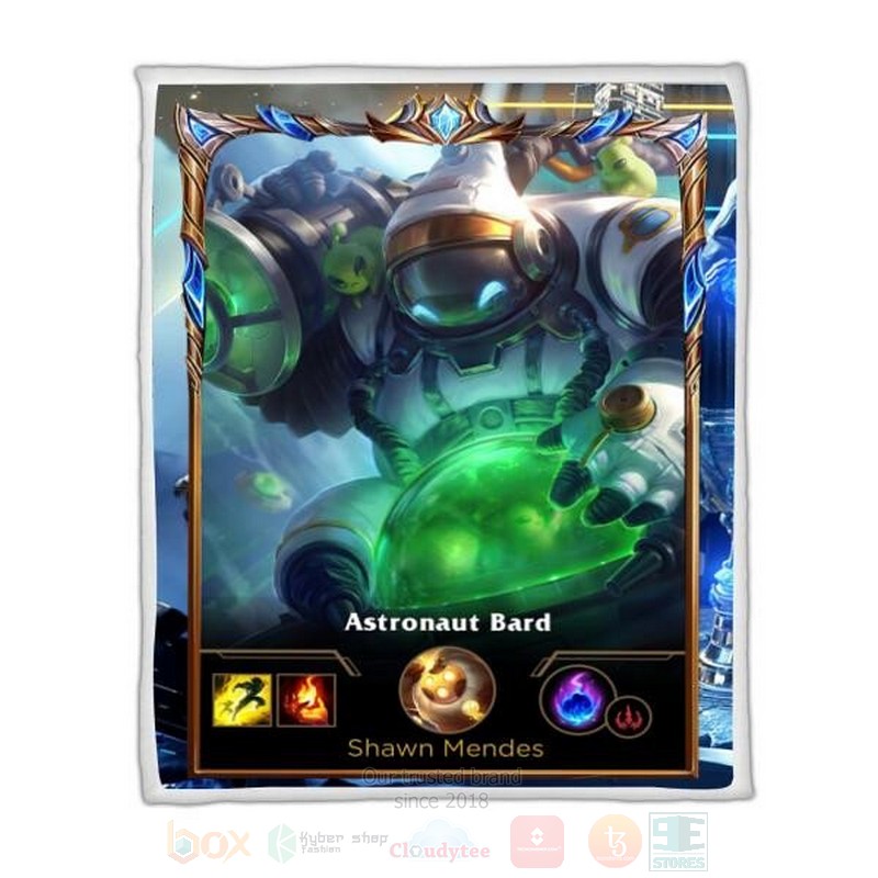 League Of Legends Bard Custom Name Sherpa Blanket League Of Legends Bard Custom Name Sherpa Blanket