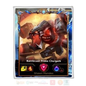 League Of Legends Chogath Custom Name Sherpa Blanket