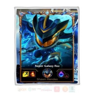 League Of Legends Fizz Custom Name Sherpa Blanket