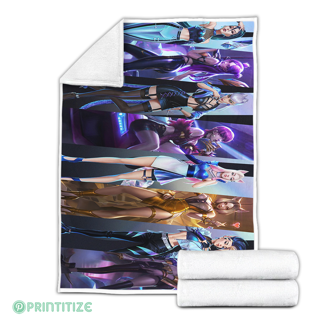League Of Legends KDA Skin Blanket League Of Legends KDA Skin Blanket