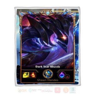 League Of Legends Khazix Custom Name Sherpa Blanket