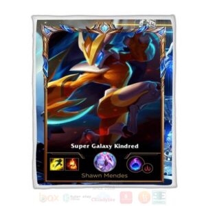 League Of Legends Kindred Custom Name Sherpa Blanket