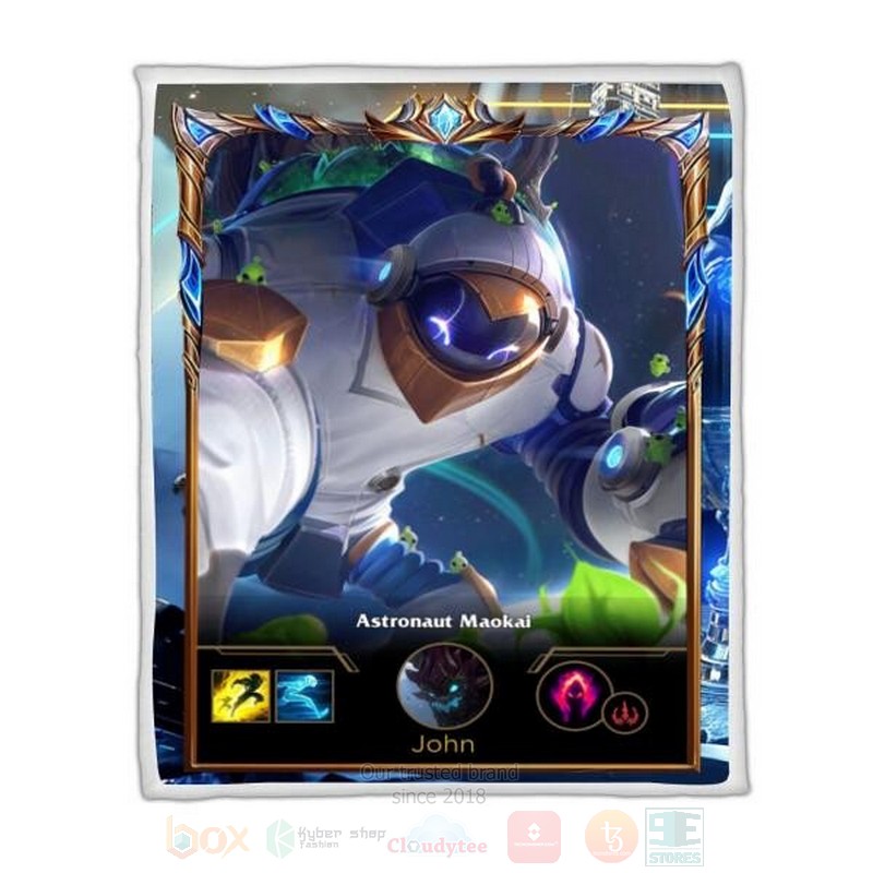 League Of Legends Maokai Custom Name Sherpa Blanket League Of Legends Maokai Custom Name Sherpa Blanket