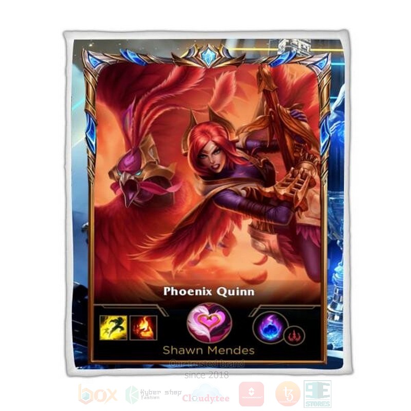 League Of Legends Quinn Custom Name Sherpa Blanket League Of Legends Quinn Custom Name Sherpa Blanket