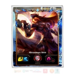 League Of Legends Sivir Custom Name Sherpa Blanket