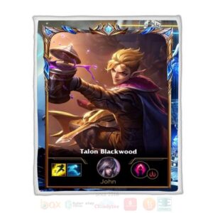 League Of Legends Talon Custom Name Sherpa Blanket
