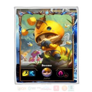 League Of Legends Teemo Custom Name Sherpa Blanket