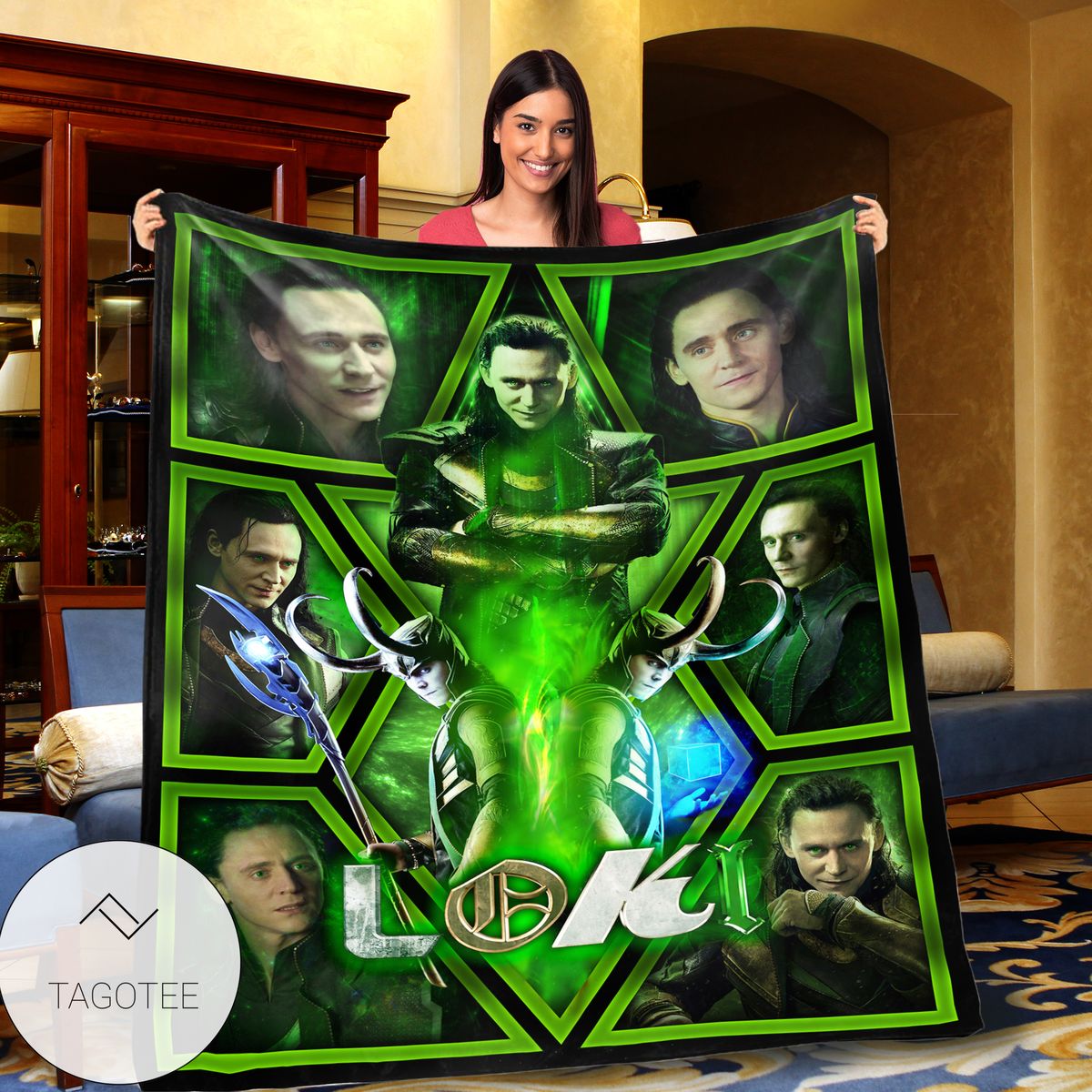 Loki Marvel Hero Blanket Tagotee Loki Marvel Hero Blanket Tagotee