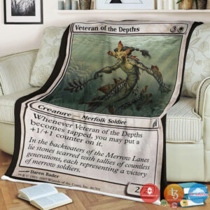 Lorwyn 46 Veteran Of The Depths Blanket