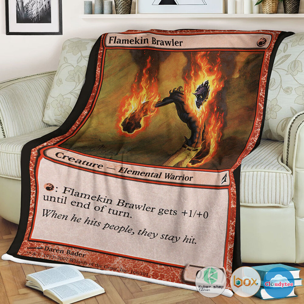 Lorwyn Flamekin Brawler Blanket Lorwyn Flamekin Brawler Blanket