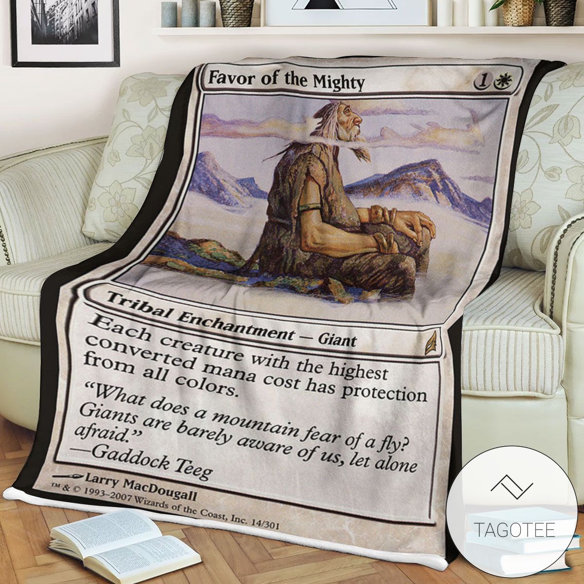 Lorwyn Lrw 14 Favor Of The Mighty Mtg Blanket Tagotee Lorwyn Lrw 14 Favor Of The Mighty Mtg Blanket Tagotee