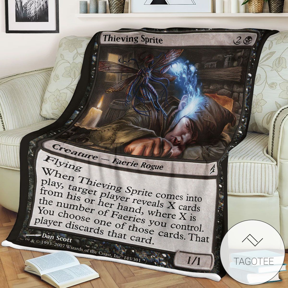 Lorwyn Lrw 143 Thieving Sprite Mtg Blanket Tagotee Lorwyn Lrw 143 Thieving Sprite Mtg Blanket Tagotee
