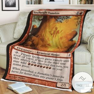 Lorwyn Lrw 190 Soulbright Flamekin Mtg Blanket Tagotee