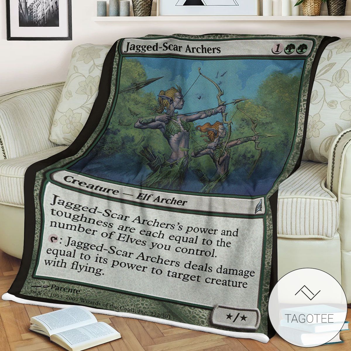 Lorwyn Lrw 222 Jagged Scar Archers Mtg Blanket Lorwyn Lrw 222 Jagged Scar Archers Mtg Blanket