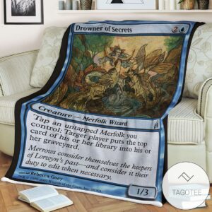 Lorwyn Lrw 58 Drowner Of Secrets Mtg Blanket Tagotee
