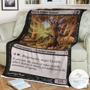 Lorwyn Lrw 99 Black Poplar Shaman Mtg Blanket