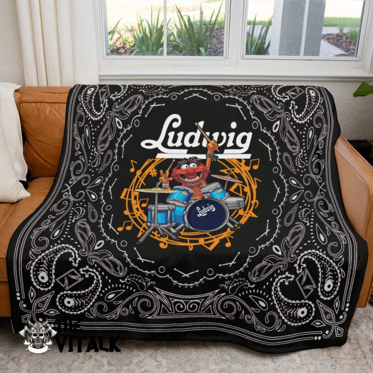 Ludwig-Drums-Animal-The-Muppet-Fleece-Blanket-2