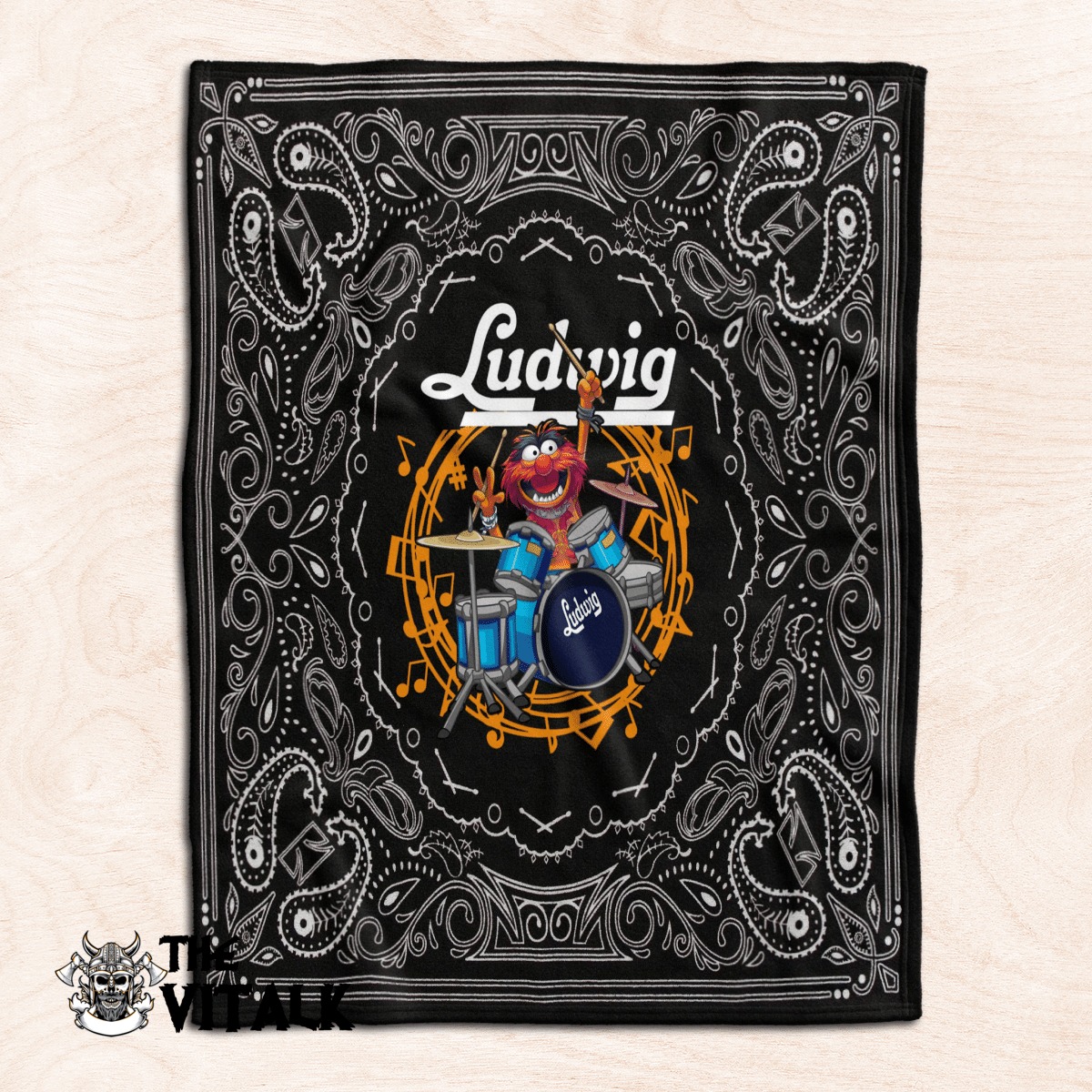 Ludwig Drums Animal The Muppet Fleece Blanket Ludwig Drums Animal The Muppet Fleece Blanket