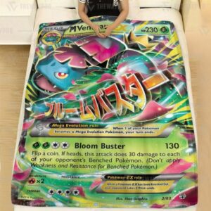 M Venusaur Ex Pokemon Blanket