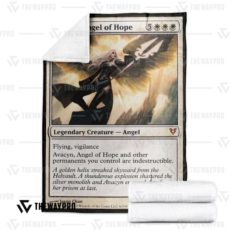 Magic-The-Gardening-Avacyn-Angel-Of-Hope-Blanket-2
