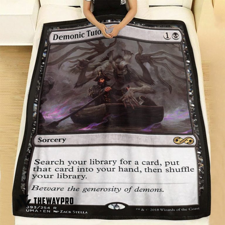 Magic-The-Gardening-Demonic-Tutor-Blanket-2