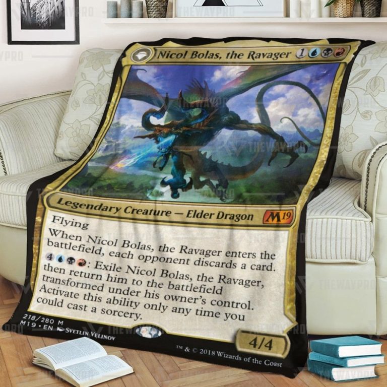 Magic-The-Gardening-Nicol-Bolas-The-Ravager-Blanket-3