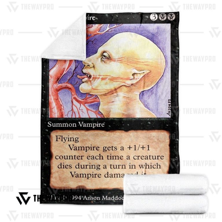 Magic-The-Gardening-Sengir-Vampire-Blanket-Limited-Edition-1