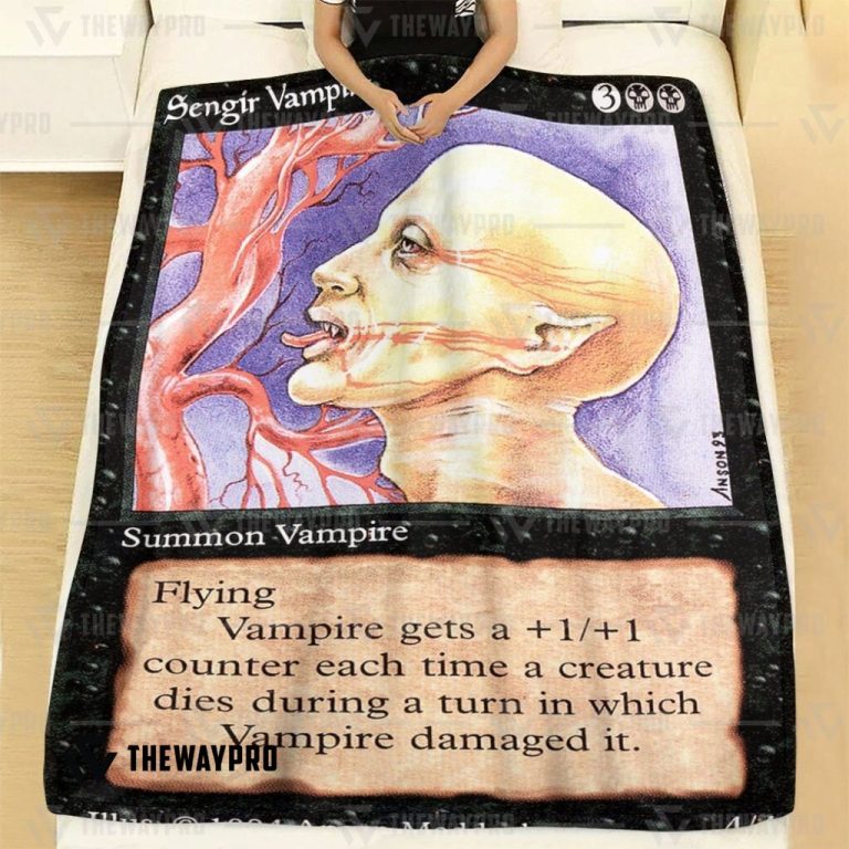 Magic-The-Gardening-Sengir-Vampire-Blanket-Limited-Edition-3