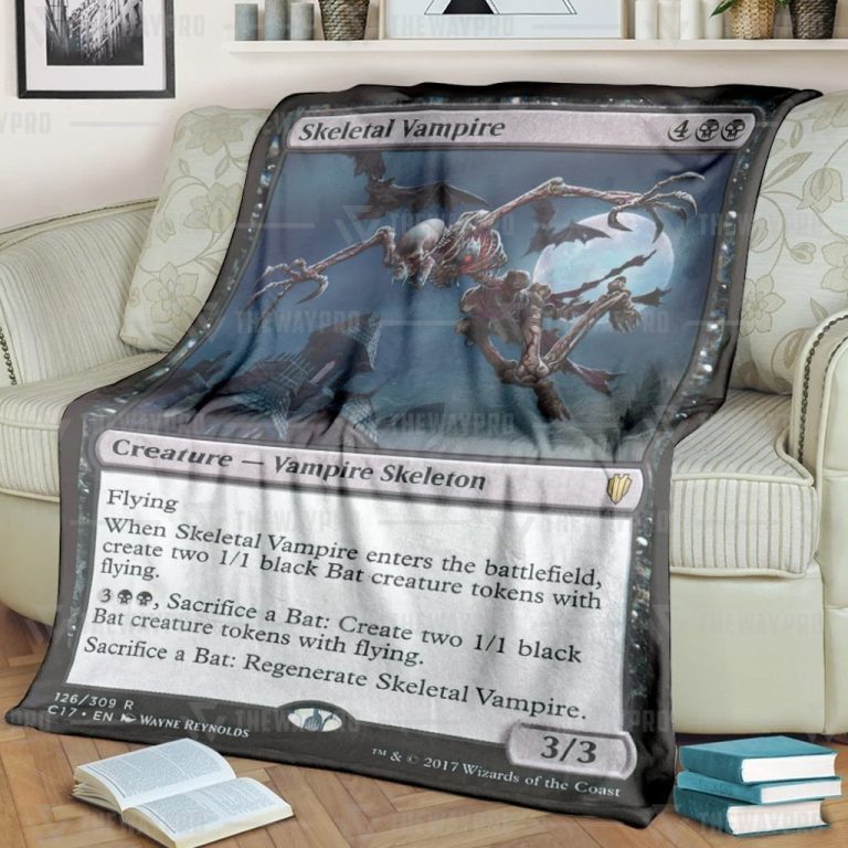 Magic-The-Gardening-Skeletal-Vampire-Blanket-Limited-Edition-3