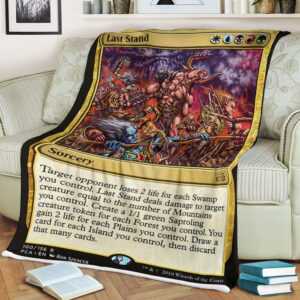 Magic The Gathering 100 Last Stand Blanket