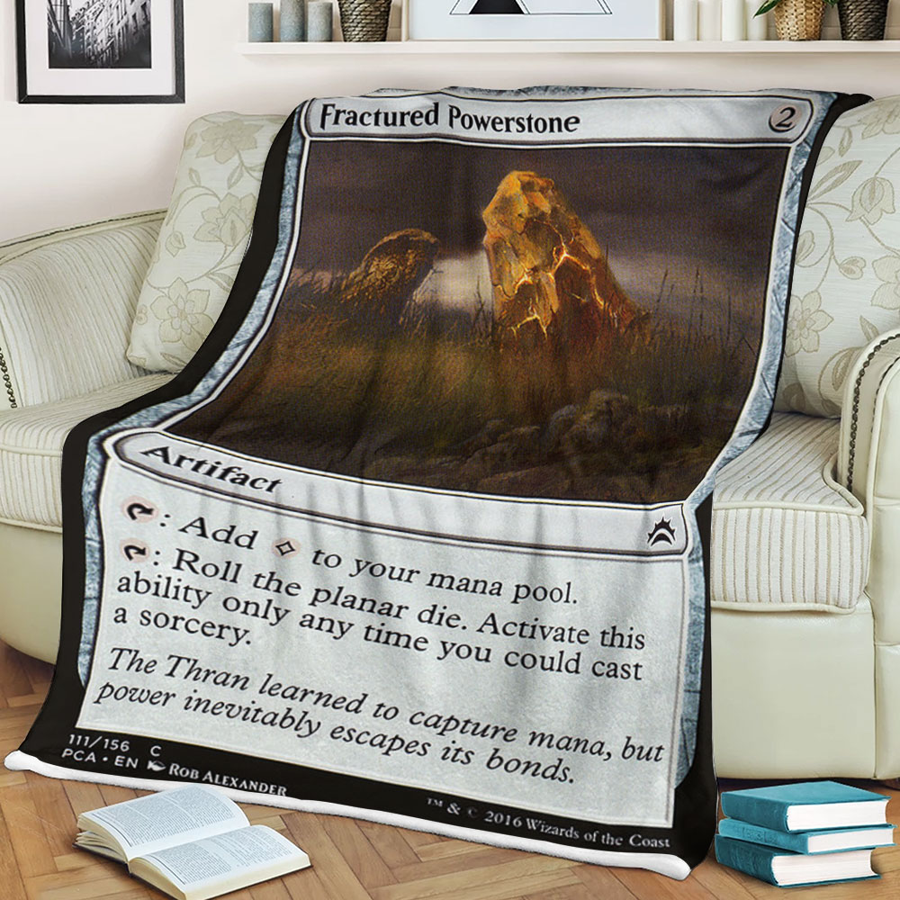 Magic The Gathering 111 Fractured Powerstone Blanket Magic The Gathering 111 Fractured Powerstone Blanket
