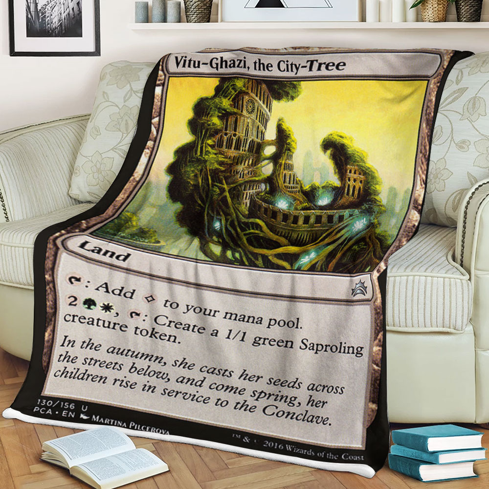 Magic The Gathering 130 Vitu Ghazi The City Tree Blanket Magic The Gathering 130 Vitu Ghazi The City Tree Blanket