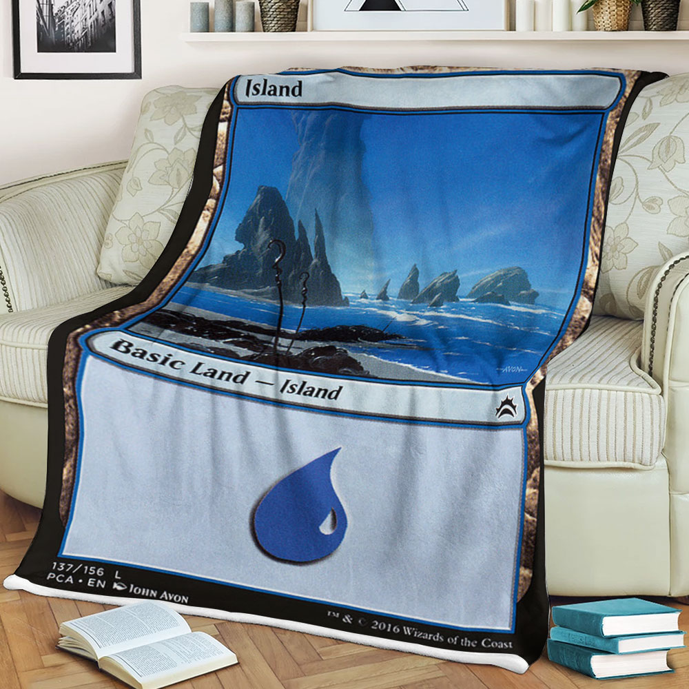Magic The Gathering 137 Island Blanket Magic The Gathering 137 Island Blanket