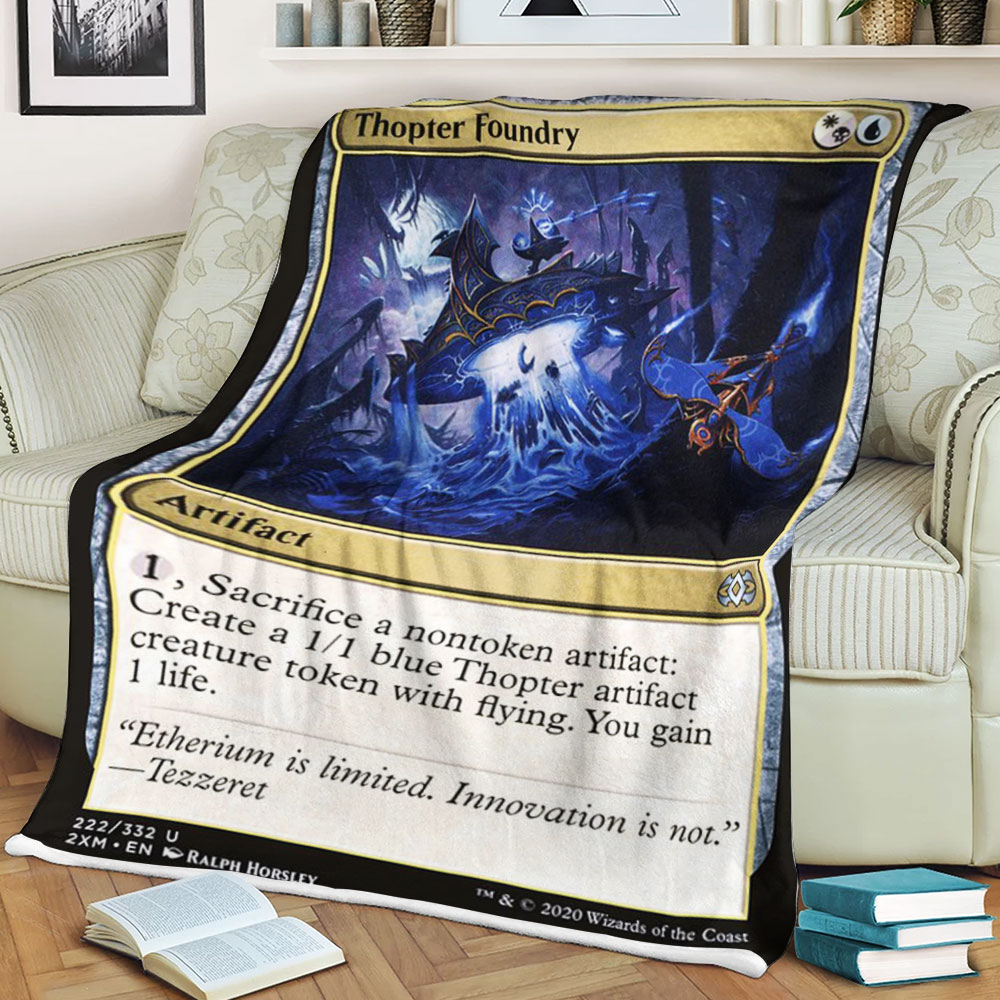 Magic The Gathering 2Xm 222 Thopter Foundry Blanket Magic The Gathering 2Xm 222 Thopter Foundry Blanket