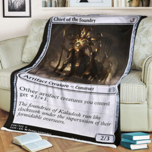 Magic The Gathering 2Xm 238 Chief Of The Foundry Blanket