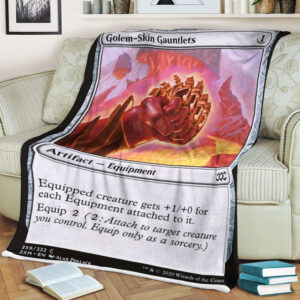 Magic The Gathering 2Xm 259 Golem Skin Gauntlets Blanket