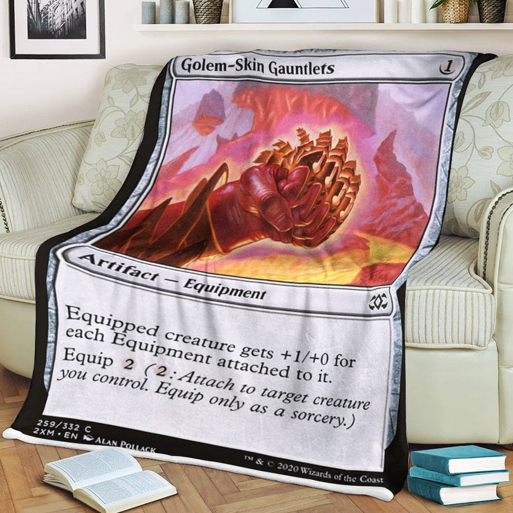 Magic The Gathering 2Xm 259 Golem Skin Gauntlets Blanket Magic The Gathering 2Xm 259 Golem Skin Gauntlets Blanket