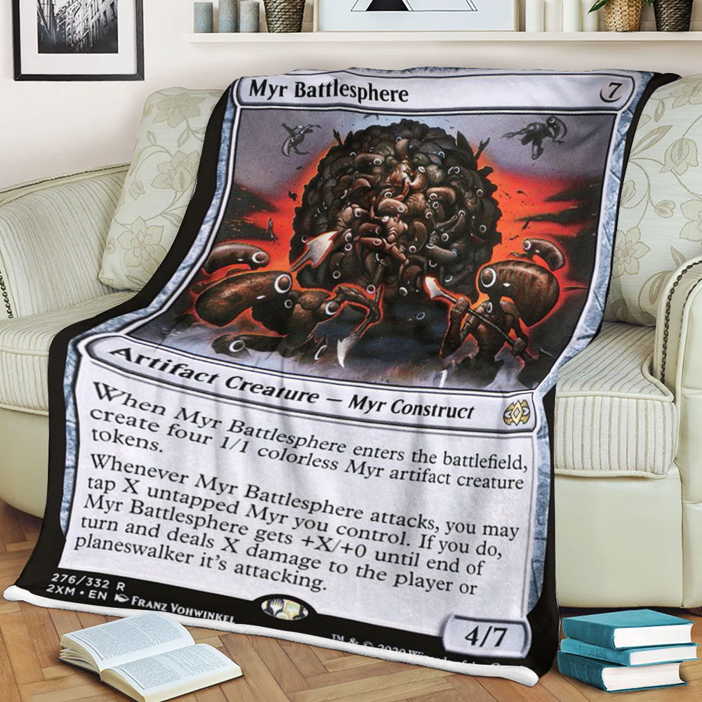 Magic The Gathering 2Xm 276 Myr Battlesphere Blanket Magic The Gathering 2Xm 276 Myr Battlesphere Blanket