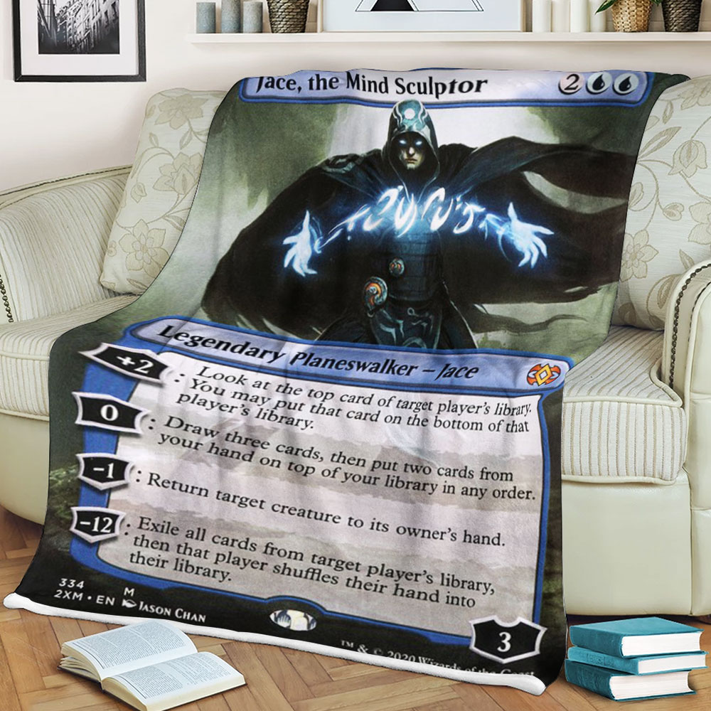 Magic The Gathering 2Xm 334 Jace The Mind Sculptor Blanket Magic The Gathering 2Xm 334 Jace The Mind Sculptor Blanket
