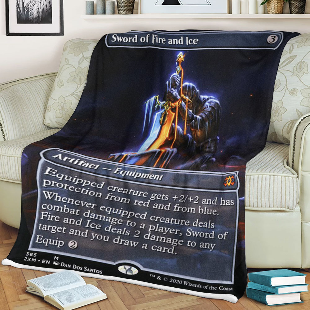 Magic The Gathering 2Xm 365 Sword Of Fire And Ice Blanket Magic The Gathering 2Xm 365 Sword Of Fire And Ice Blanket