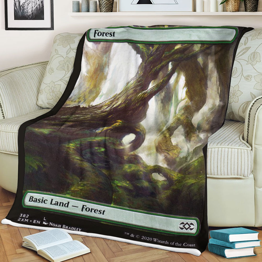 Magic The Gathering 2Xm 382 Forest Blanket Magic The Gathering 2Xm 382 Forest Blanket