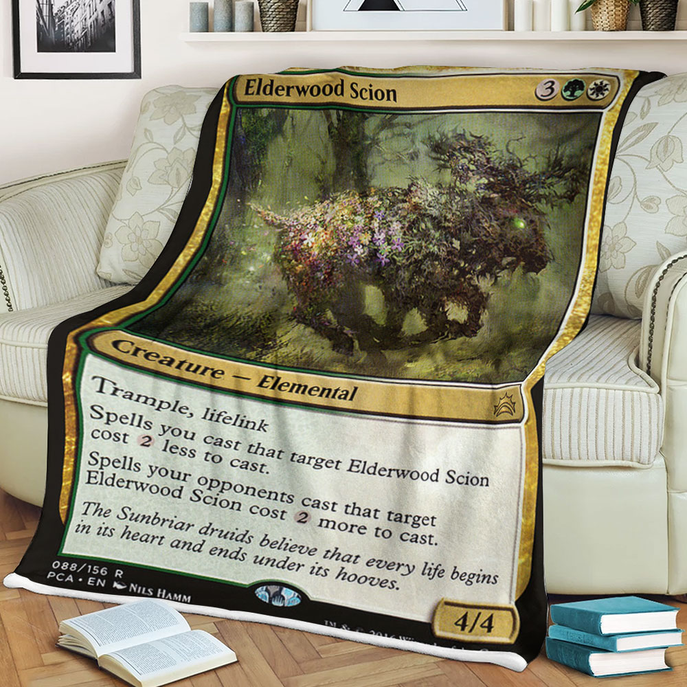 Magic The Gathering 88 Elderwood Scion Blanket Magic The Gathering 88 Elderwood Scion Blanket
