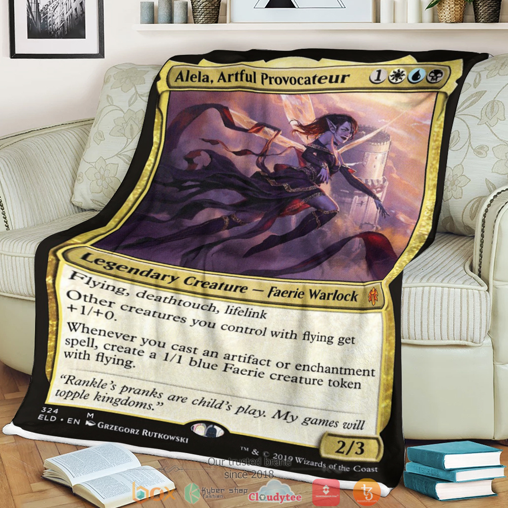 Magic The Gathering Alela Artful Provocateur Blanket Magic The Gathering Alela Artful Provocateur Blanket