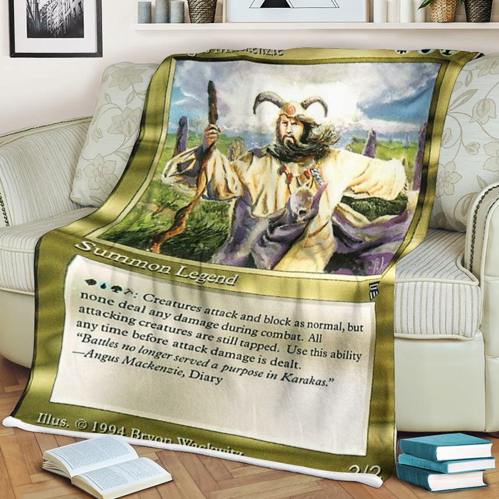 Magic The Gathering Angus Mackenzie Blanket Magic The Gathering Angus Mackenzie Blanket