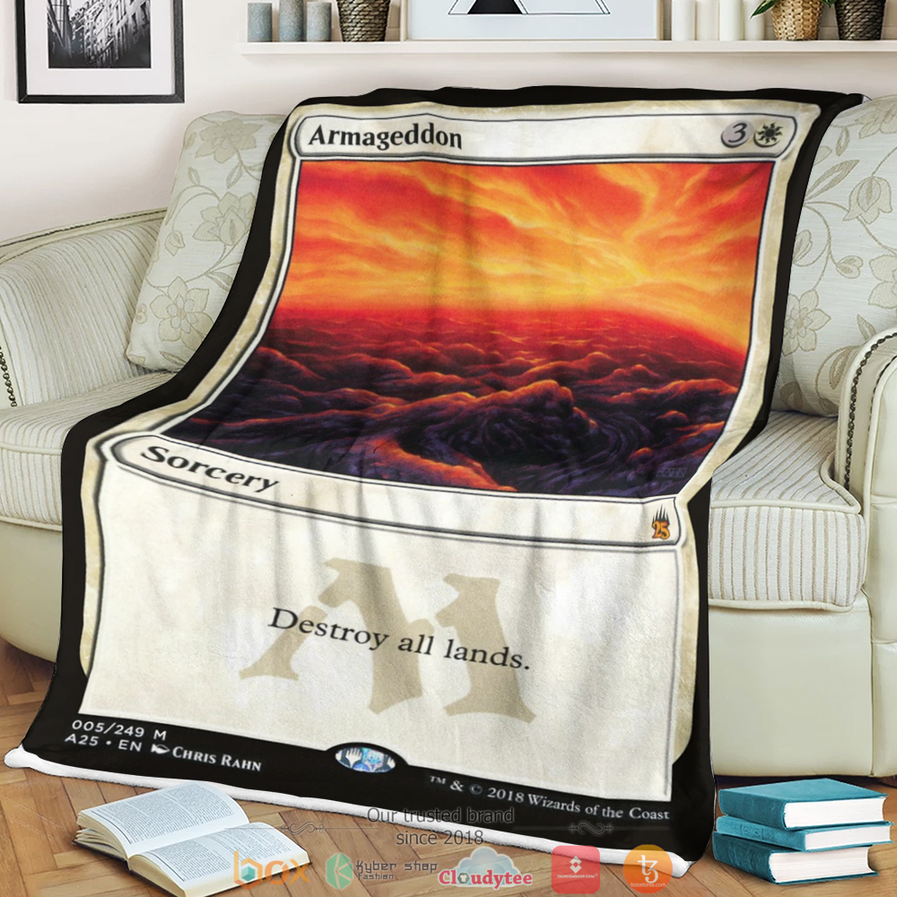 Magic The Gathering Armageddon Blanket Magic The Gathering Armageddon Blanket