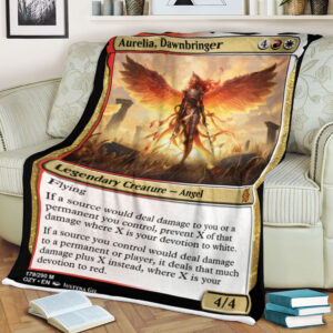 Magic The Gathering Aurelia Dawnbringer Blanket