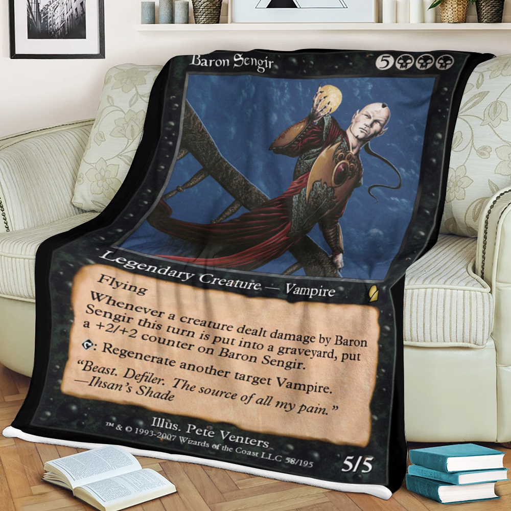 Magic The Gathering Baron Sengir Blanket Magic The Gathering Baron Sengir Blanket