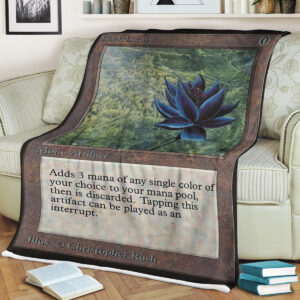 Magic The Gathering Black Lotus Blanket