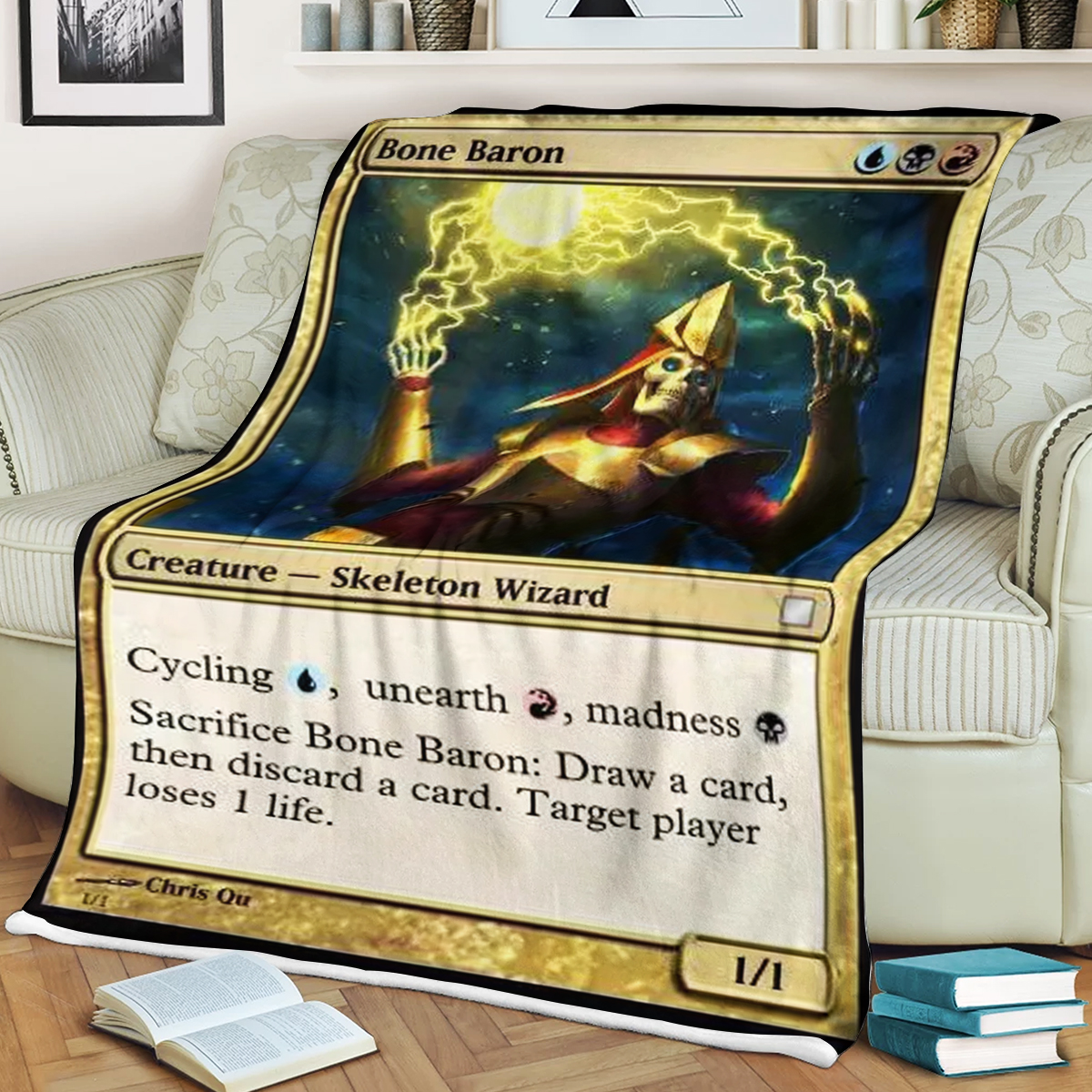 Magic The Gathering Bone Baron Blanket Magic The Gathering Bone Baron Blanket